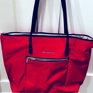 Briggs & Riley Limited Edition Red Travel Tote